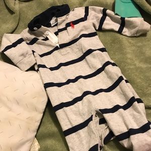 9month polo onesie
